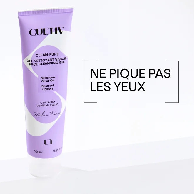 CLEAN-PURE Gel nettoyant visage 100mL