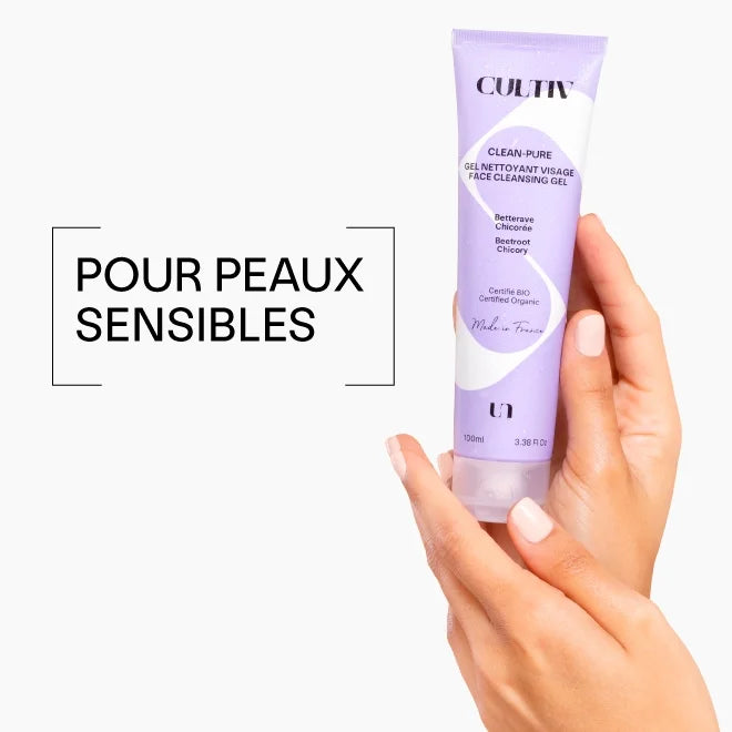 CLEAN-PURE Gel nettoyant visage 100mL