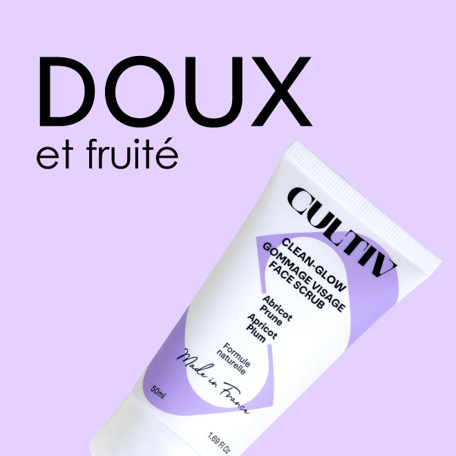 CLEAN-GLOW Gommage visage doux 50mL